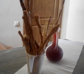 Хлебные палочки Гриссини с сыром