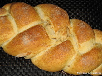 Коса с сахаром и корицей