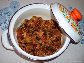 Соте из баклажанов