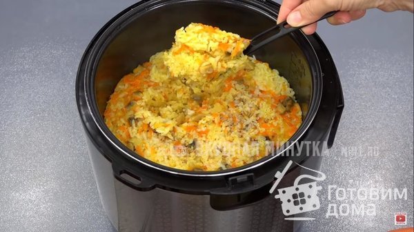 Безумно-пребезумно обалденная каша из 4-х круп с грибочками фото к рецепту 4
