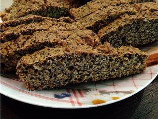 Кукурузный пирог с маком