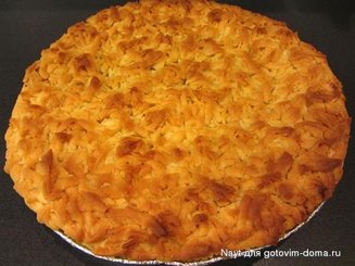 Яблочный пирог с белковой начинкой