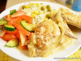 Соево- сливочная курица