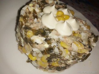 Салат с морской капустой " Семейный"