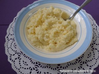 Пшенная каша с творогом