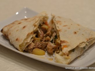 Жаркое в лаваше