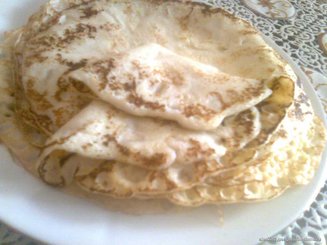 Заварные блины на кефире