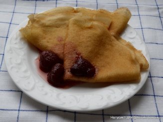 Заварные блины на кефире