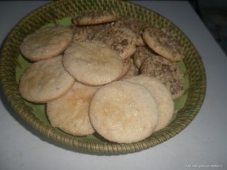 Песочное кольцо с арахисом