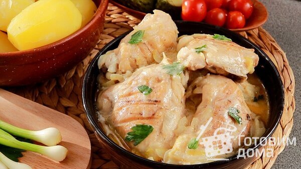 Курица по- Кабардински (Гедлибже) фото к рецепту 14