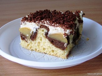 Пляцок волны Дуная с яблоками