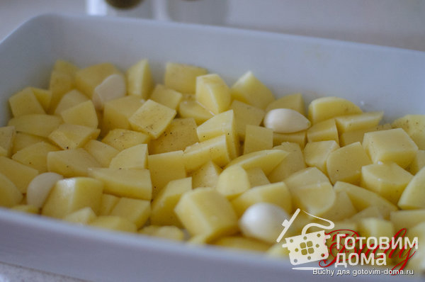 Баклажаны с пюре из белой фасоли и картофелем фото к рецепту 1