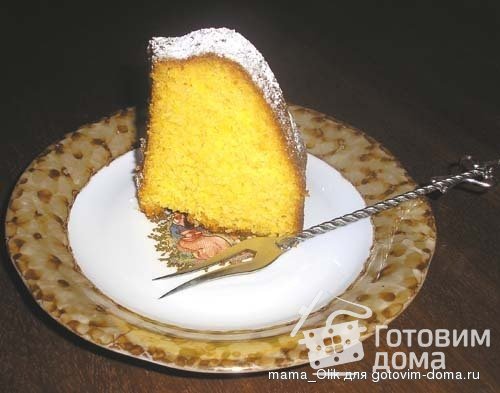 Бразильский кукурузный кекс Bolo de fubá (заварной) фото к рецепту 1