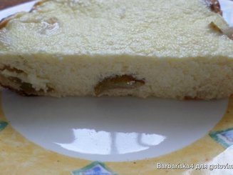 Запеканка с ароматизированной грушей