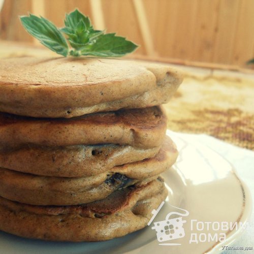 Панкейки кофейно-мятные