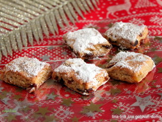Рождественское  немецкое печенье "Mini-Stollen"
