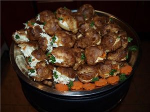 Профитроли фаршированные
