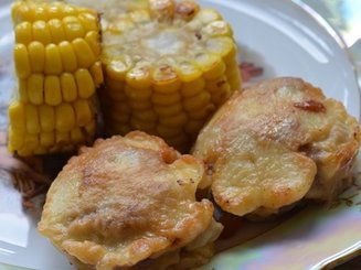 Мясо в кляре или Быстрые чебурекобеляшики
