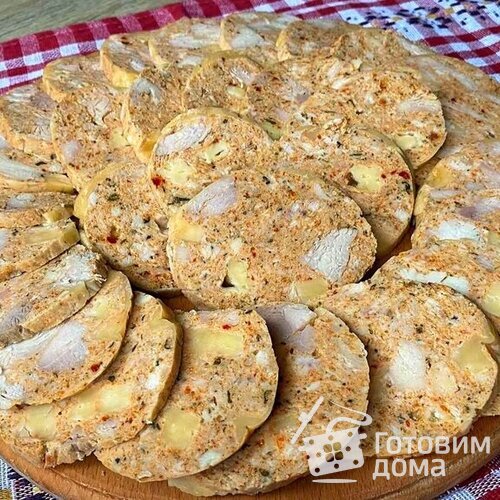 Куриная колбаса с сыром