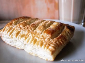Слойки "Яблочные жалюзи"