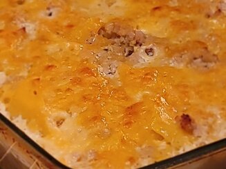Запеканка из фарша и картофеля
