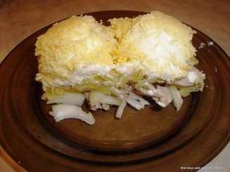 Салат  "Сугробы" (Troiene)
