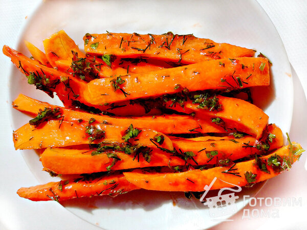 Запечённая морковь с кетчупом ТМ &quot;МахеевЪ&quot;  &quot;Томатный без сахара и крахмала&quot; фото к рецепту 6