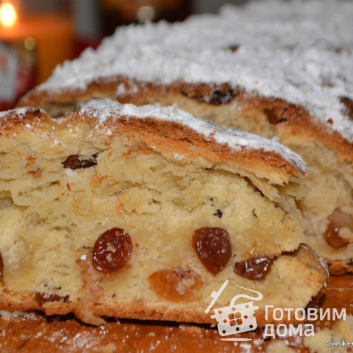 Рождественский штоллен Weihnachtsstollen