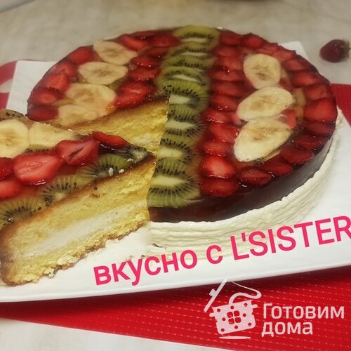 Обычный бисквит, но очень вкусный