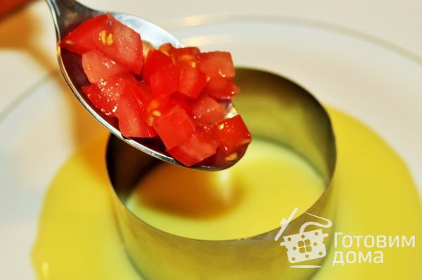 Салат из Осьминога с картофельным крем-супом  и  белым сельдереем фото к рецепту 18