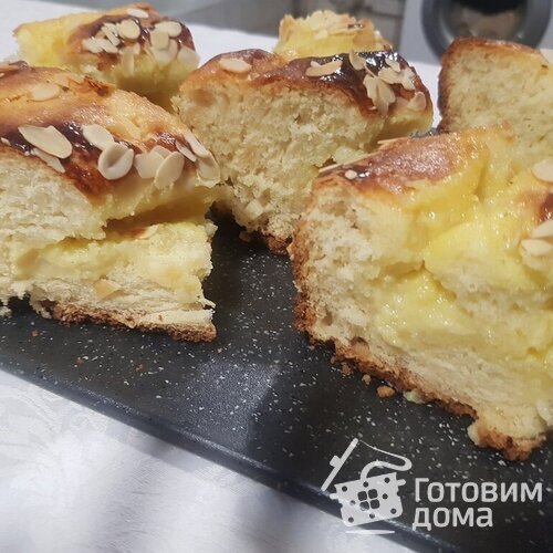 Пирог с заварным кремом