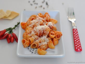 Spaghetti all'Аmatriciana - Спагетти а-ля Аматричана