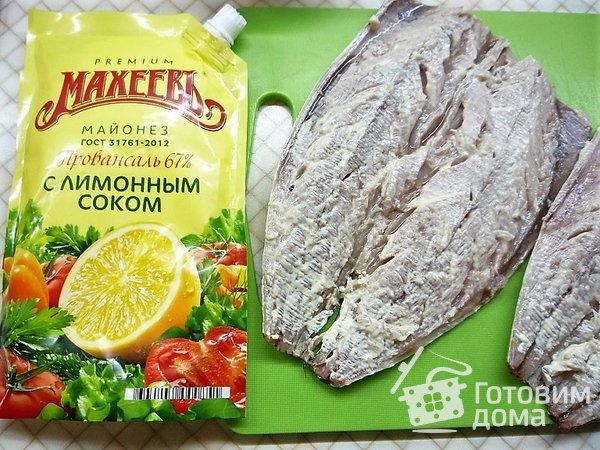 Запеченная скумбрия с кабачками и помидорами черри фото к рецепту 3