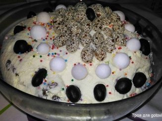 Пасха со сгущёным молоком