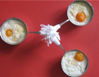 Яйца, запеченные с крабовыми палочками