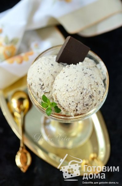 Мятное мороженое с шоколадом фото к рецепту 12