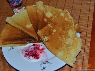 Кукурузные блины с маком