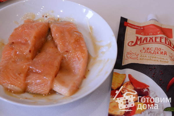 Красная рыба в кисло-сладком соусе от Махеев фото к рецепту 1