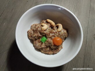 Льняная каша с финиками