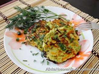 Драники из цуккини с сыром
