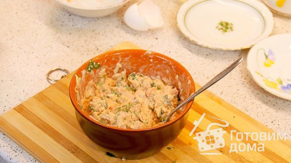 Запечённая тунцовая паста: со сливками, зеленью, сыром и томатом фото к рецепту 9