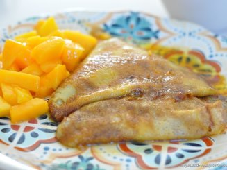 Нежные блинчики с апельсиновым соусом