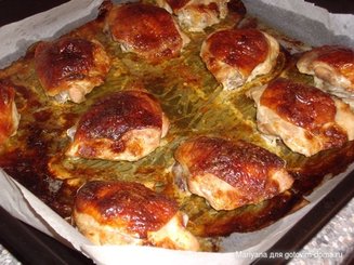 Курица, запеченная в духовке