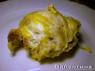 Курица в остром сырно-сметанном соусе