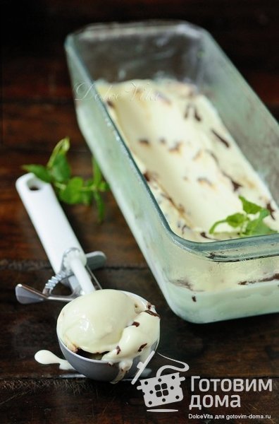 Мятное мороженое с шоколадом фото к рецепту 8