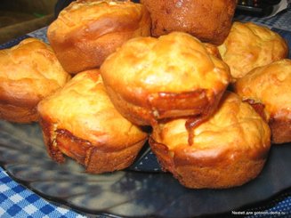 Маффины с сыром и беконом
