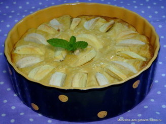 Творожная запеканка с кукурузной мукой