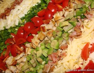Американский салат "Кобб" - Cobb Salad
