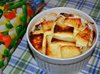 Овощи, запеченные под адыгейским сыром.