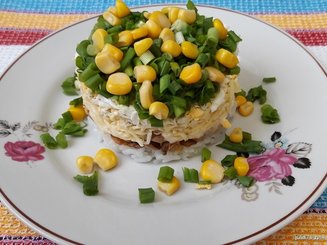 Салат "Весенняя поляна"